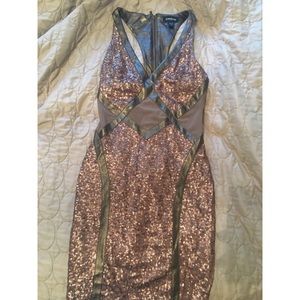 Bebe Sequin Dress